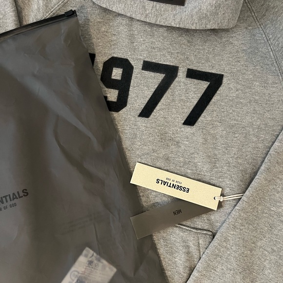 Essentials 1977 Dark Oatmeal Hoodie - Picture 7 of 11